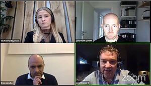 Screenshot fra online Cand.it. karrieremesse 11. november 2020